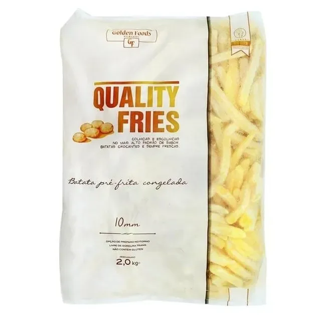 Batata pré-frita congelada 10mm